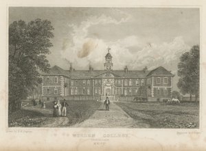 Menschen auf dem Gelände des Morden College von Thomas Mann Baynes