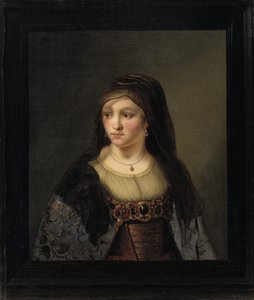 Porträt einer Dame mit Schleier