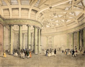 Central Exchange, Nachrichtenraum, ca. 1838