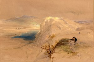 Craig Lough und römische Mauer, 1839