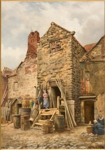 Old Sparrow Hall, Cullercoats von Thomas Miles Richardson