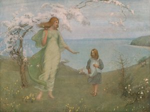 Eine Vision des Frühlings, 1901, ca. 1930 von Thomas Millie Dow
