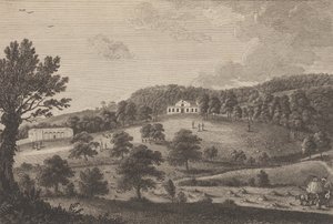Ansicht der Lodge im South Park, nahe Penshurst in der Grafschaft Kent, aus The H..., 1777-90