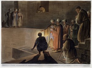 Grab von Joseph von Arimathia (Arimathee). In „Ansichten von Ägypten“