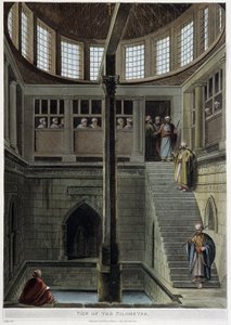 Ansicht des Nilometers. In „Ansichten von Ägypten“