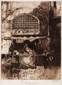 Ein Basar von Thomas Moran