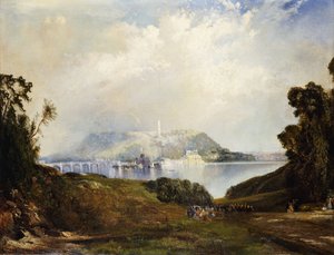 Ansicht der Fairmont-Wasserwerke, Philadelphia von Thomas Moran