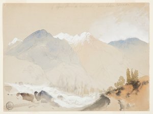 Alpenpass bei Cascade, Twin Lakes, Colorado von Thomas Moran