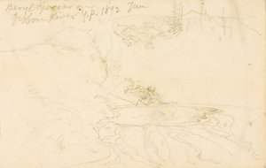 Beryl Geysir am Gibbon River, Yellowstone Park von Thomas Moran
