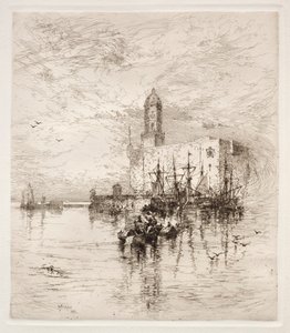 Schloss von San Juan de Ulua, Verz Cruz, 1884 von Thomas Moran