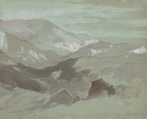 Kliffs von Ecclesbourne bei Hastings, 1862 von Thomas Moran