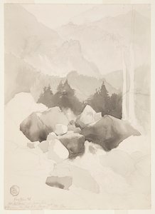 Studie von Ruxton, Colorado von Thomas Moran