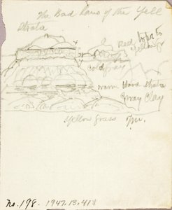 Die Badlands des Yellowstone von Thomas Moran