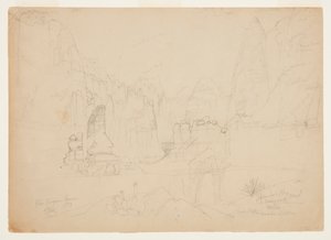 Der Canyon des Rio Virgin, Süd-Utah von Thomas Moran