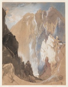 Toltec-Schlucht und Eva-Klippe von Westen, Colorado