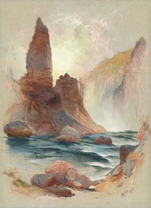 Turm bei Tower Falls, Yellowstone