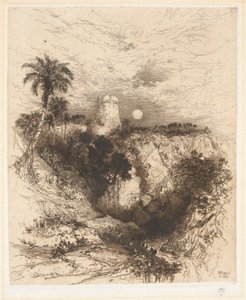 Turm von Cortez, Mexiko von Thomas Moran