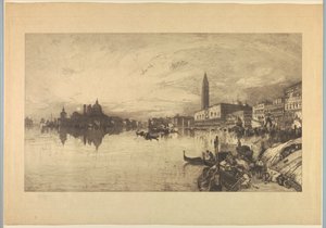 Ansicht von Venedig vom Canal Grande von Thomas Moran