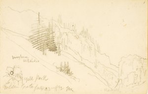 Yellowstone Park, Golden Gate von Thomas Moran