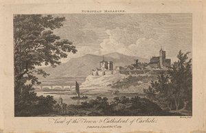 Ansicht der Stadt und Kathedrale von Carlisle