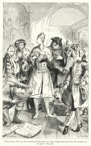Illustration für Gullivers Reisen von Jonathan Swift von Thomas Morten