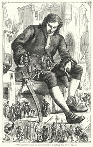 Illustration für Gullivers Reisen von Jonathan Swift von Thomas Morten