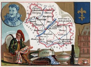 Loir-et-Cher, Centre, Frankreich. Liquisse, Handschuhe und Wolle. Serie über die französischen Departements, um 1920
