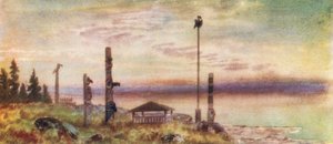 Friedhof der Siwash-Indianer von Thomas Mower Martin