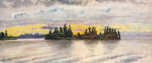 Regnerisches Wetter, Muskoka-See