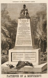 Geduld auf einem Denkmal, 8. Oktober 1868