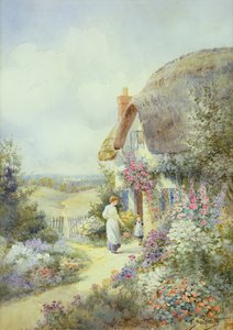 Ein Cottage-Garten, Dorset von Thomas Noelsmith