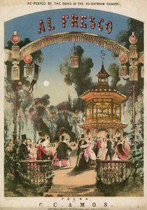 Al Fresco Polka, Musikpartitur von Thomas Packer