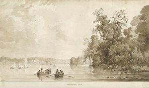 Chillington Park - Teich von Thomas Peploe Wood