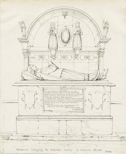 Grab von Robert Wolseley von Thomas Peploe Wood