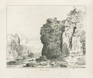 Dovedale - Landschaft von Thomas Peploe Wood