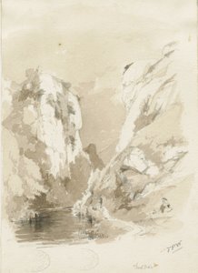 Dovedale - Landschaft von Thomas Peploe Wood