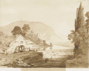 Dovedale - Landschaft von Thomas Peploe Wood