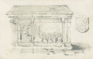 Eccleshall Kirche - Grab von Bischof Bentham von Thomas Peploe Wood