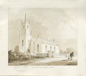 Hanford Kirche von Thomas Peploe Wood