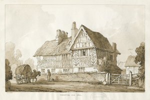 Haughton - Altes Hallenhaus, 1838 von Thomas Peploe Wood