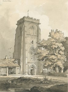 Ranton Abbey [Priory]: Feder- und Waschzeichnung, undatiert [?1838]