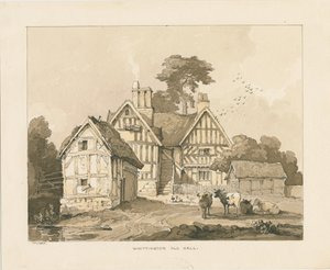 Whittington Hall: Feder- und Tuschzeichnung