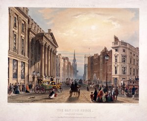 Mansion House und Cheapside, London, 1851