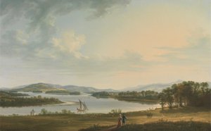Knock Ninney und Lough Erne von Bellisle, County Fermanagh, Irland