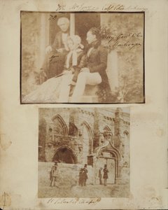 Gruppenporträt mit Sir David Brewster, Mrs. Jones und Brigadegeneral Colin Mackenzie