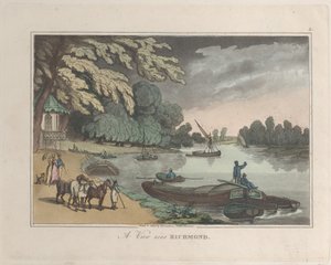 Eine Ansicht in der Nähe von Richmond, aus Skizzen aus der Natur, 1822