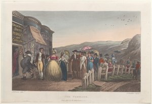 Die Terrasse, aus Poetical Sketches of Scarborough, 1813
