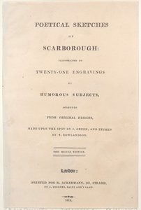 Titelseite, aus Poetical Sketches of Scarborough