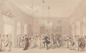 Ein Ball in Scarborough von Thomas Rowlandson