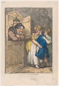 Ein Kuchen in Gefahr, 20. April 1806 von Thomas Rowlandson